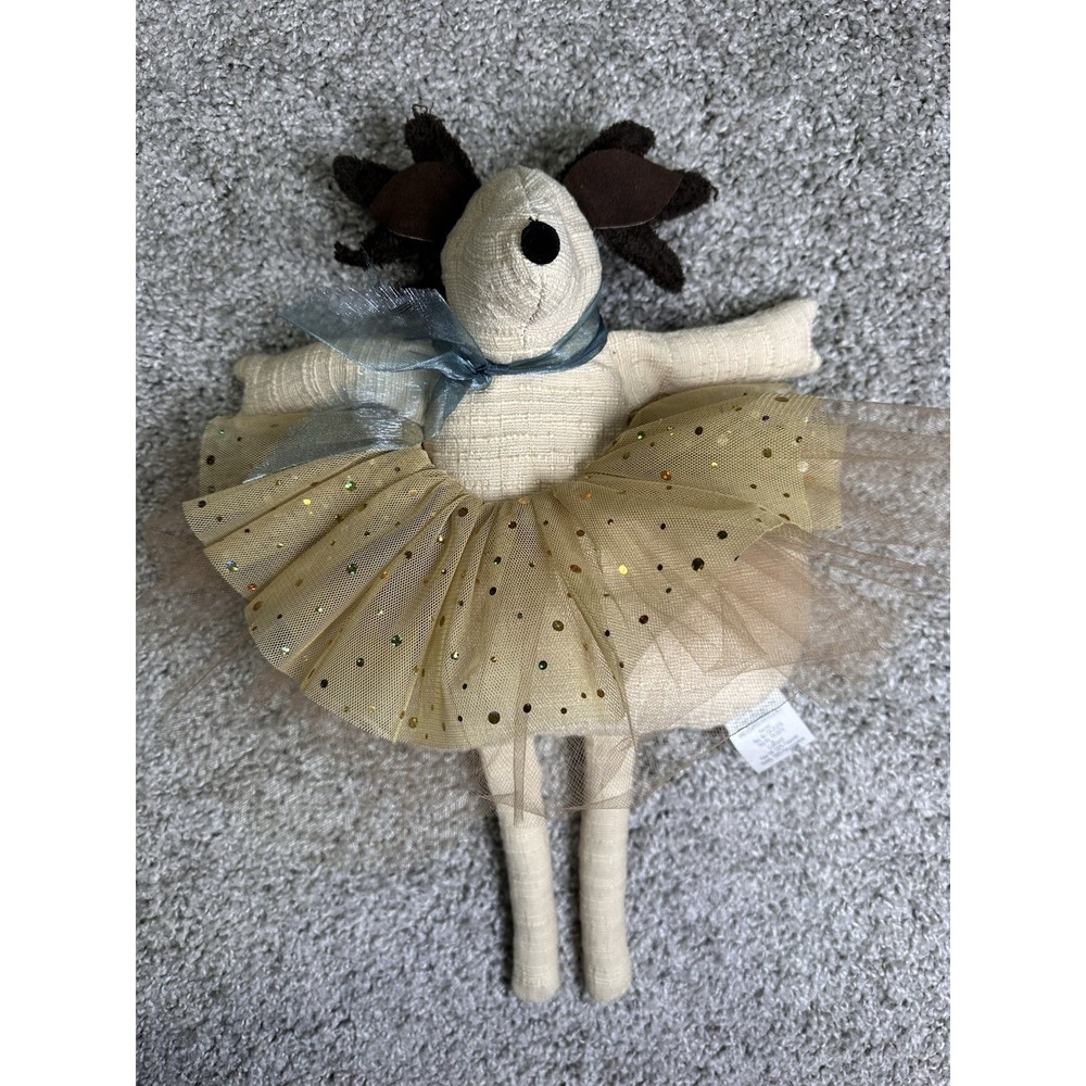 Woof & Poof 2007 Plush Deer‎ Doll Tutu Rustic Woodland Decor Toy